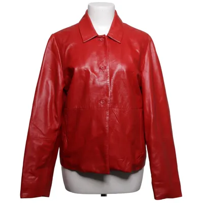 Leather jacket (Red) from Offset Leather, Polyester