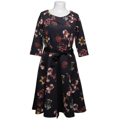 Kleid (Schwarz, Mehrfarbig) von Ilse Jacobsen Elasthan, Polyester