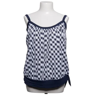 Robe de natation (Bleu, Blanc) de Kim Rogers Élasthane, Polyamide