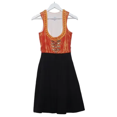 Dirndl (Zwart, Oranje, Wit) van Nockstein Trachten Polyester