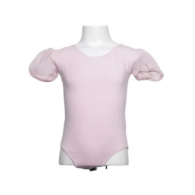 Justaucorps de gymnastique (Rose) de KiK Coton, Élasthane, Polyester