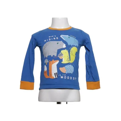 Långärmad t-shirt (Blå, Flerfärgad) från Mothercare Bomull, Elastan