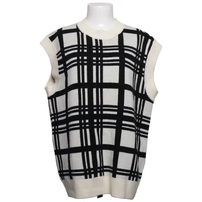 Pull sans manches (Noir, Blanc) de Arket Laine