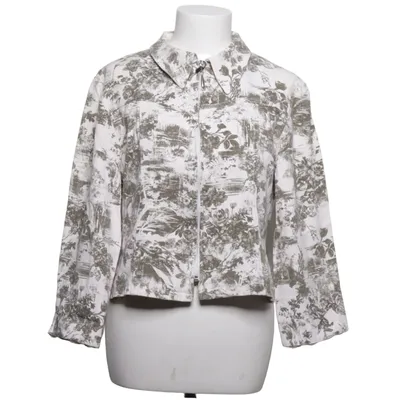 Veste (Blanc, Vert) de Jacqueline Riu Coton, Élasthane