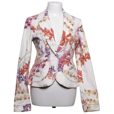 Blazer (Blanc, Multicolore) de Just Cavalli Coton, Polyester