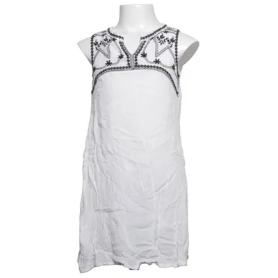 Robe (Blanc) de Garcia Jeans Coton, Viscose