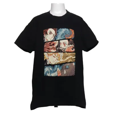 T-shirt (Black, Multicolored) from Pampling Cotton