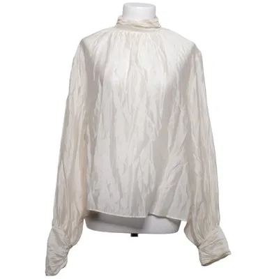 Bluse (Beige) fra H&M Modern Classic Lyocell, Polyester
