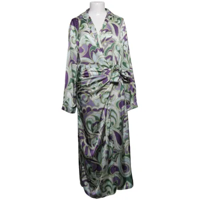 Wrap dress (Purple, Green, Multicolored) from Dress Forum Polyester