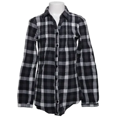Flanellen overhemd (Zwart, Grijs, Wit) van Kids by Lindex Katoen