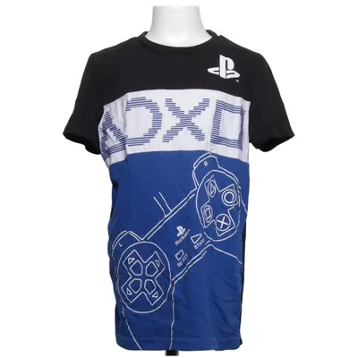 T-shirt (Noir, Bleu, Blanc) de Playstation Coton