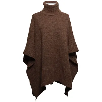 Poncho (Brown) from Limited Edition KappAhl Acrylic, Alpaca wool, Elastane, Polyamide