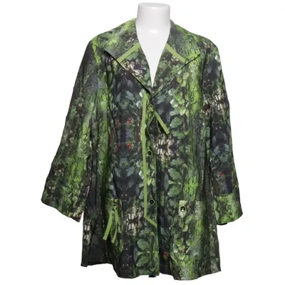 Blazer (Groen, Zwart) van Sempre Piu by Chalou Polyamide, Viscose