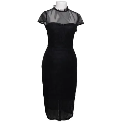 Robe de cocktail (Noir) de Lost Ink Élasthane, Polyamide, Polyester