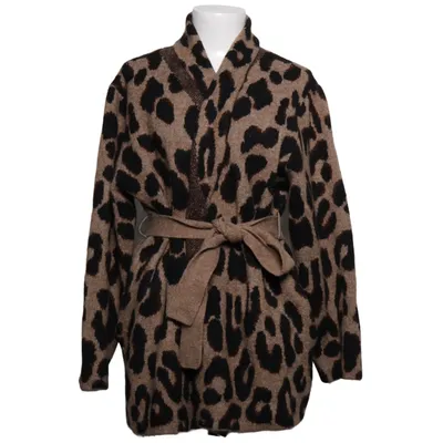 Cardigan (Bruin, Zwart, Beige) van Yest Acryl, Elastaan, Polyamide, Polyester