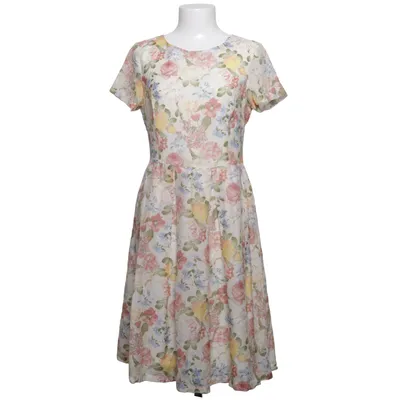 Dress (White, Multicolored) from Uta Raasch Cotton, Silk