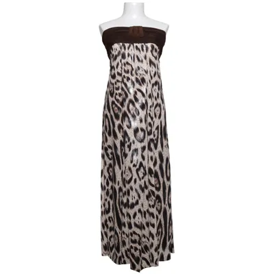 Maxikjole (Brun, Sort, Beige) fra Fashion Wave Elastan, Polyester