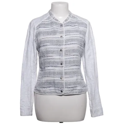 Cardigan (Bleu, Blanc, Gris) de MKT Studio Acrylique, Coton, Fibre métallique, Polyamide, Polyester, Viscose