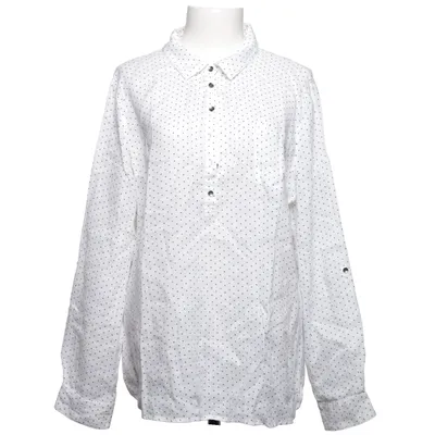 Blouse (Blanc, Noir) de Cambridge Dry Goods Lin