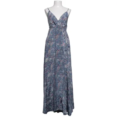 Maxikjole (Blå, Flerfarvet) fra Maza Polyester, Silke