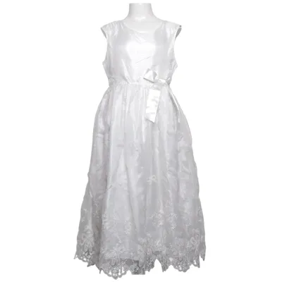 Robe de fille de fleur (Blanc) de Kinderbutt Coton, Polyamide, Polyester