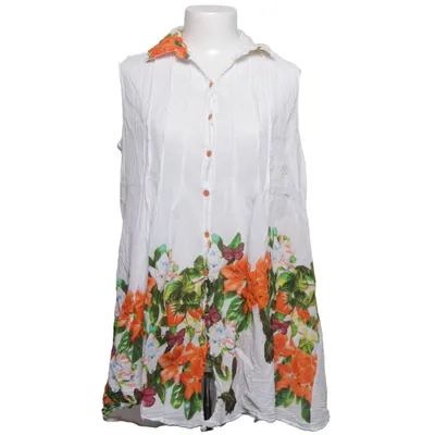 Tunique (Blanc, Multicolore) de Indian Emporium Coton