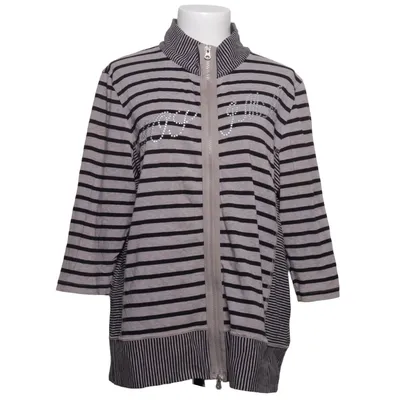 Cardigan (Sort, Beige) fra Cosima Bomuld, Elastan