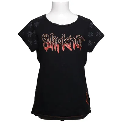 T-shirt (Noir, Orange) de Slipknot Coton