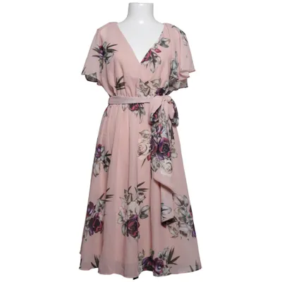 Wrap dress (Pink, Multicolored) from Goddiva Recycled polyester