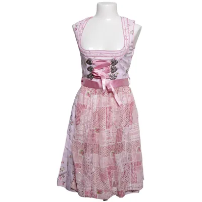 Dirndl (Pink, Flerfarvet) fra Marjo Bomuld, Polyamid, Polyester