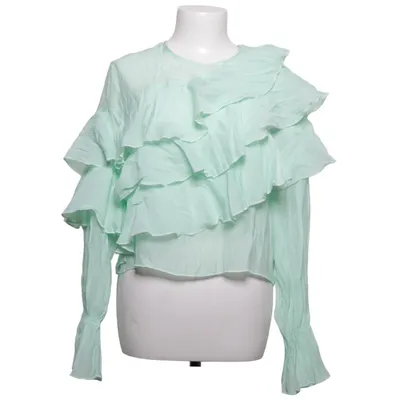 Bluse (Grøn) fra H&M Lyocell, Polyester