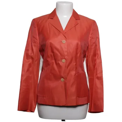 Blazer (Rouge) de Bernd Berger Coton, Soie