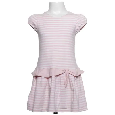 Jurk (Roze, Wit) van Il Gufo Katoen, Elastaan