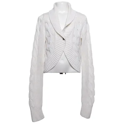 Cardigan (White) from Beat Wear Acrylic, Wool