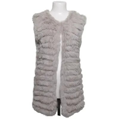 Fur vest (Gray) from Kopenhagen by Andersen Fur, Polyester