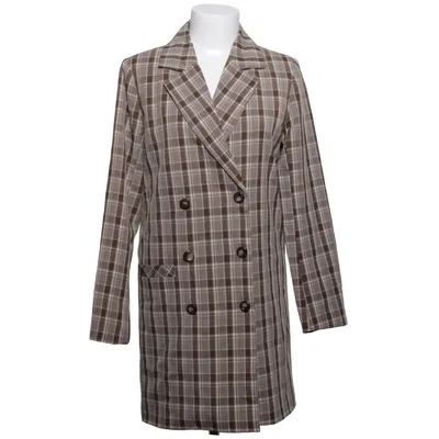 Coat (Beige, Multicolored) from Karo Kauer x NA-KD Polyester