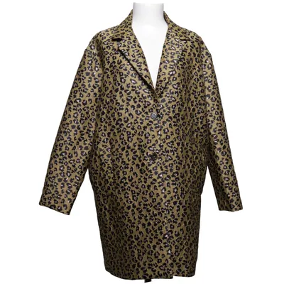 Kavaj (Jacquard Leopard) från Monoprix Femme Elastan, Polyester, Viskos