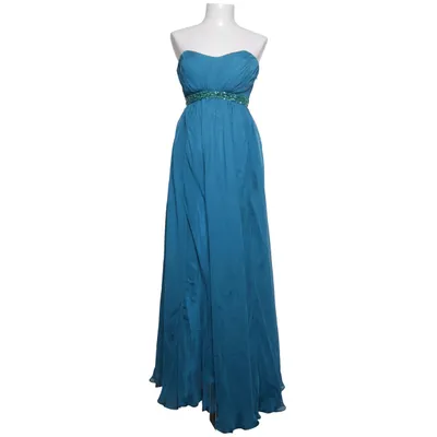 Evening gown (Blue) from La Femme Polyester