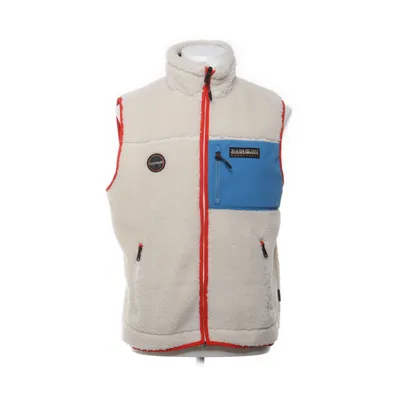 Fleecevest (Wit) van Napapijri Katoen, Polyamide, Polyester