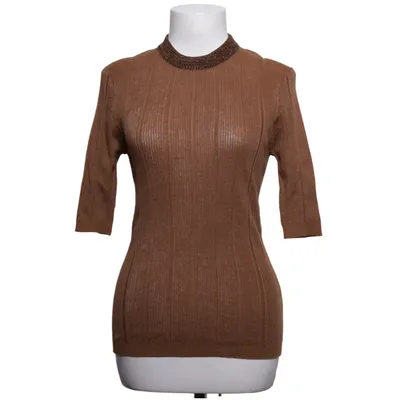 Top (Brun) fra Ganni Bomuld, Elastan, Polyamid, Polyester, Viscose