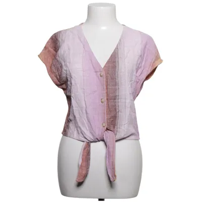 Top (Lila, Bruin, Meerkleurig) van ONLY Blue Denim Linnen, Viscose