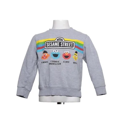 Sweatshirt (Gris) de Sesame Street Coton, Polyester