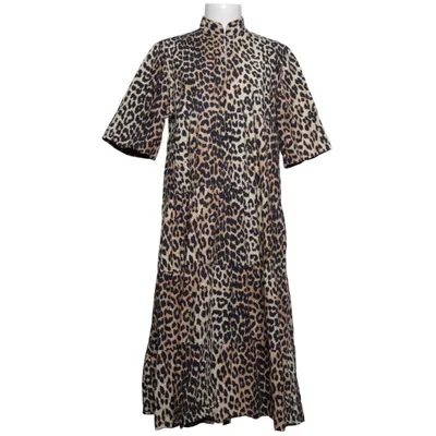 Robe (Beige, Noir) de Ganni Coton biologique
