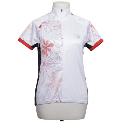 Maillot de vélo (Blanc, Rouge, Gris) de Crane Sports Polyester
