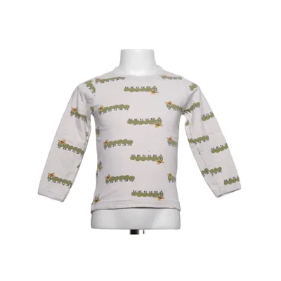 Long sleeve T-shirt (Beige, Green) from Petit Bateau Cotton