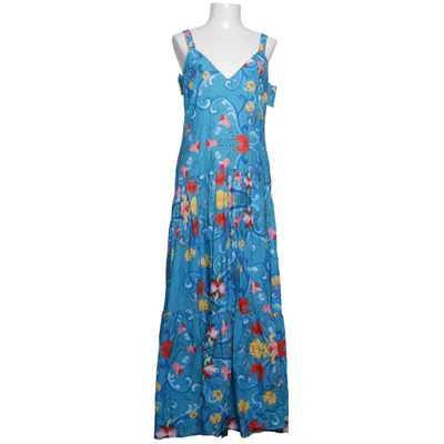 Maxi dress (Blue, Multicolored) from NA-KD Art Cotton, Viscose
