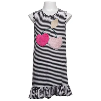 Kjole (Sort, Hvid, Pink) fra Wauw Capow Elastan, Polyester, Viscose