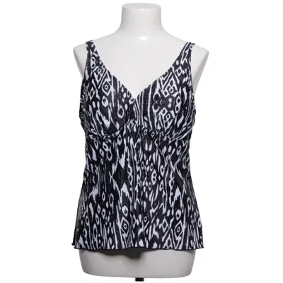 Tankini (Black, White) from Beachy Secrets Elastane, Polyester