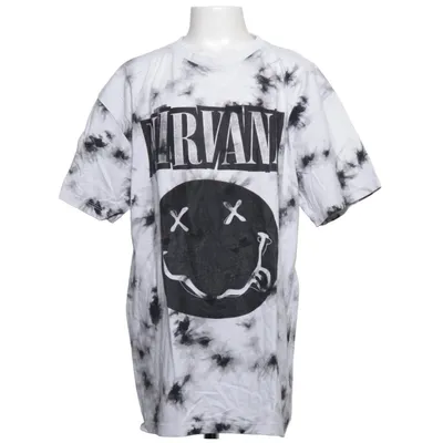 T-shirt (Blanc, Noir) de Nirvana Coton