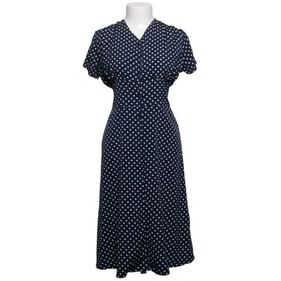 Skjortklänning (Blå, Vit)